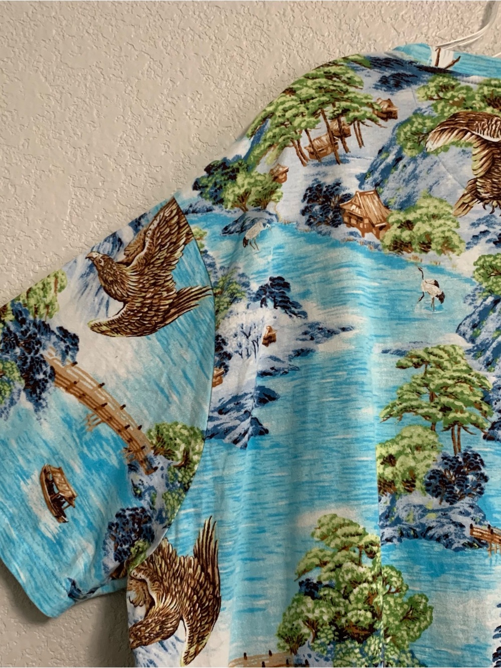 Polo Ralph Lauren Tshirt Mens 3XB Tropical Hawaiian Island Print Pocket Preppy - Picture 8 of 13